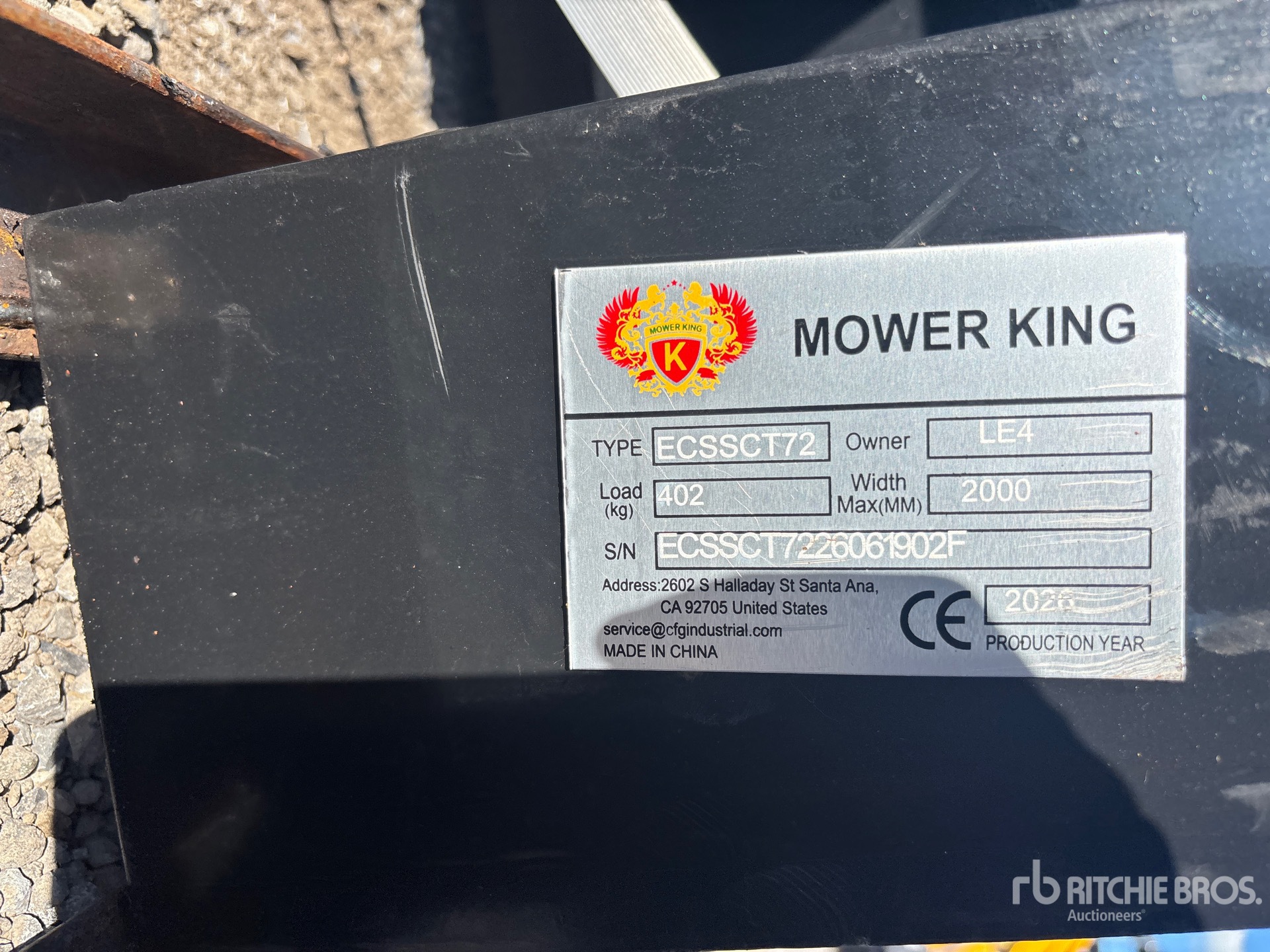 2026 Mower King ECSSCT72