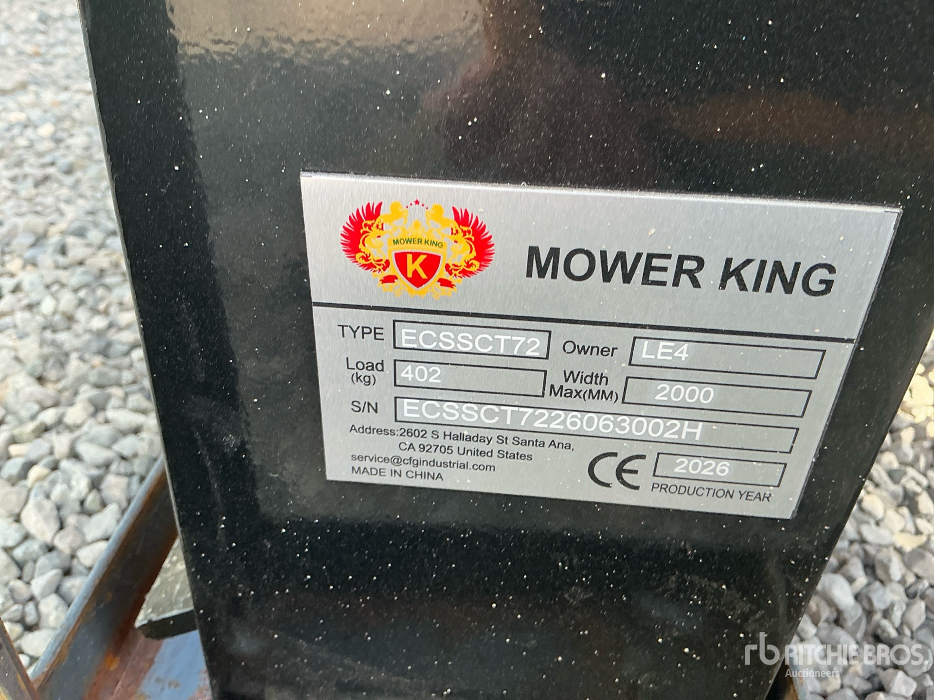 2026 Mower King ECSSCT72