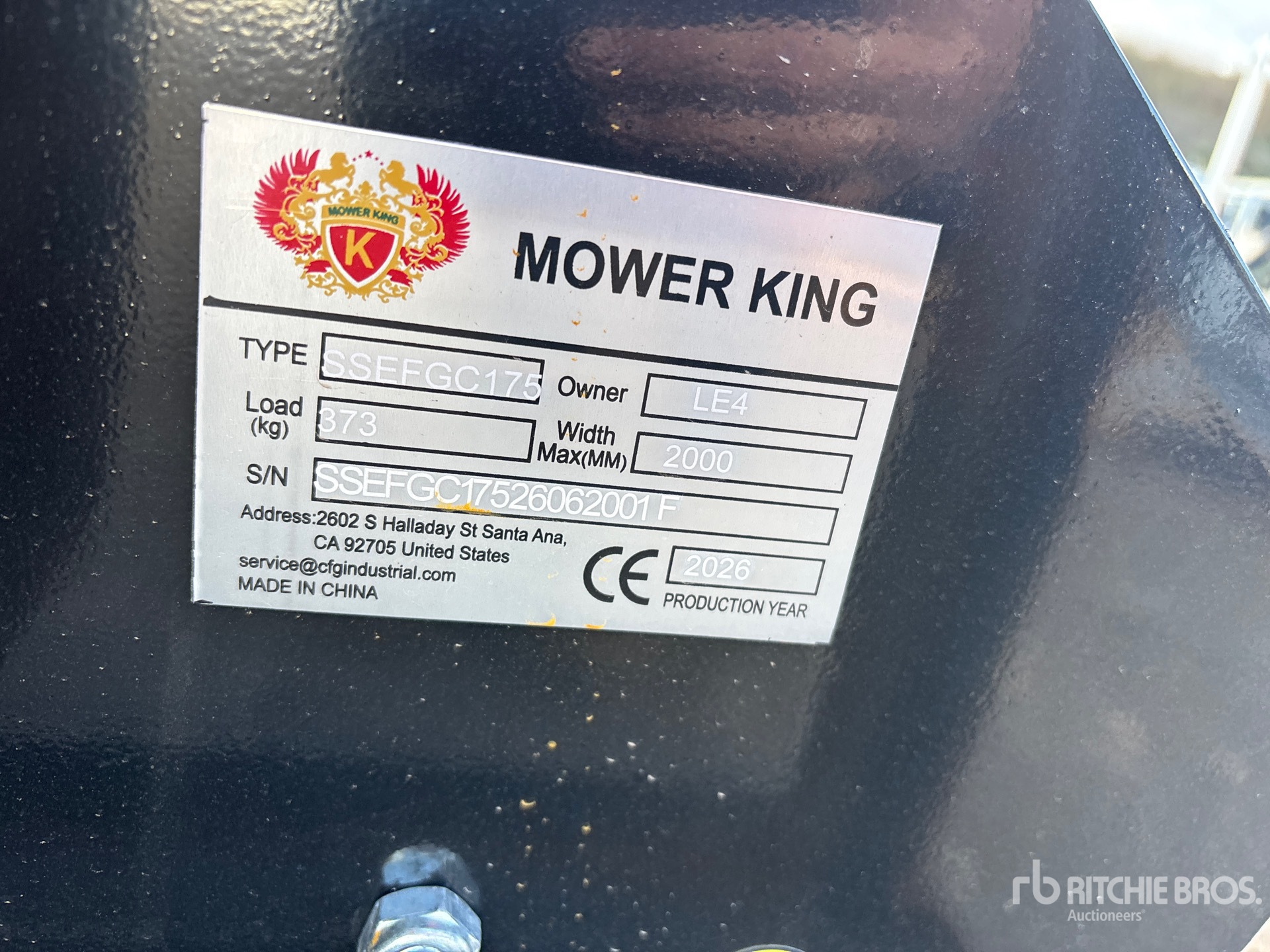 2026 Mower King SSEFGC175
