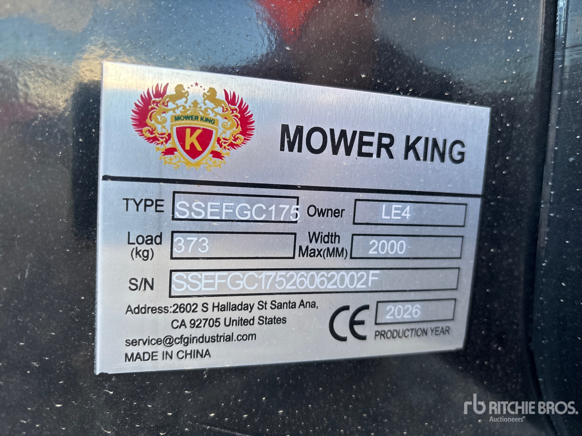 2026 Mower King SSEFGC175