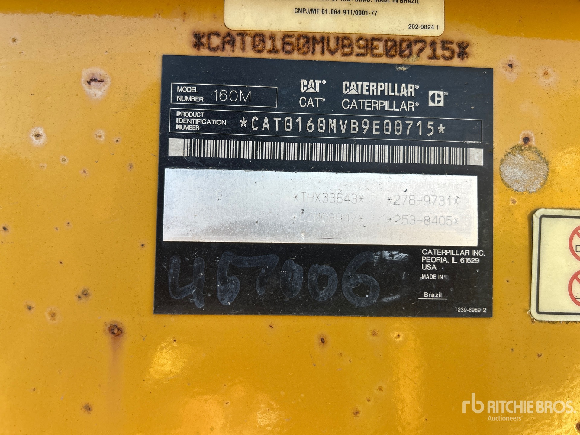 2011 Caterpillar 160M VHP