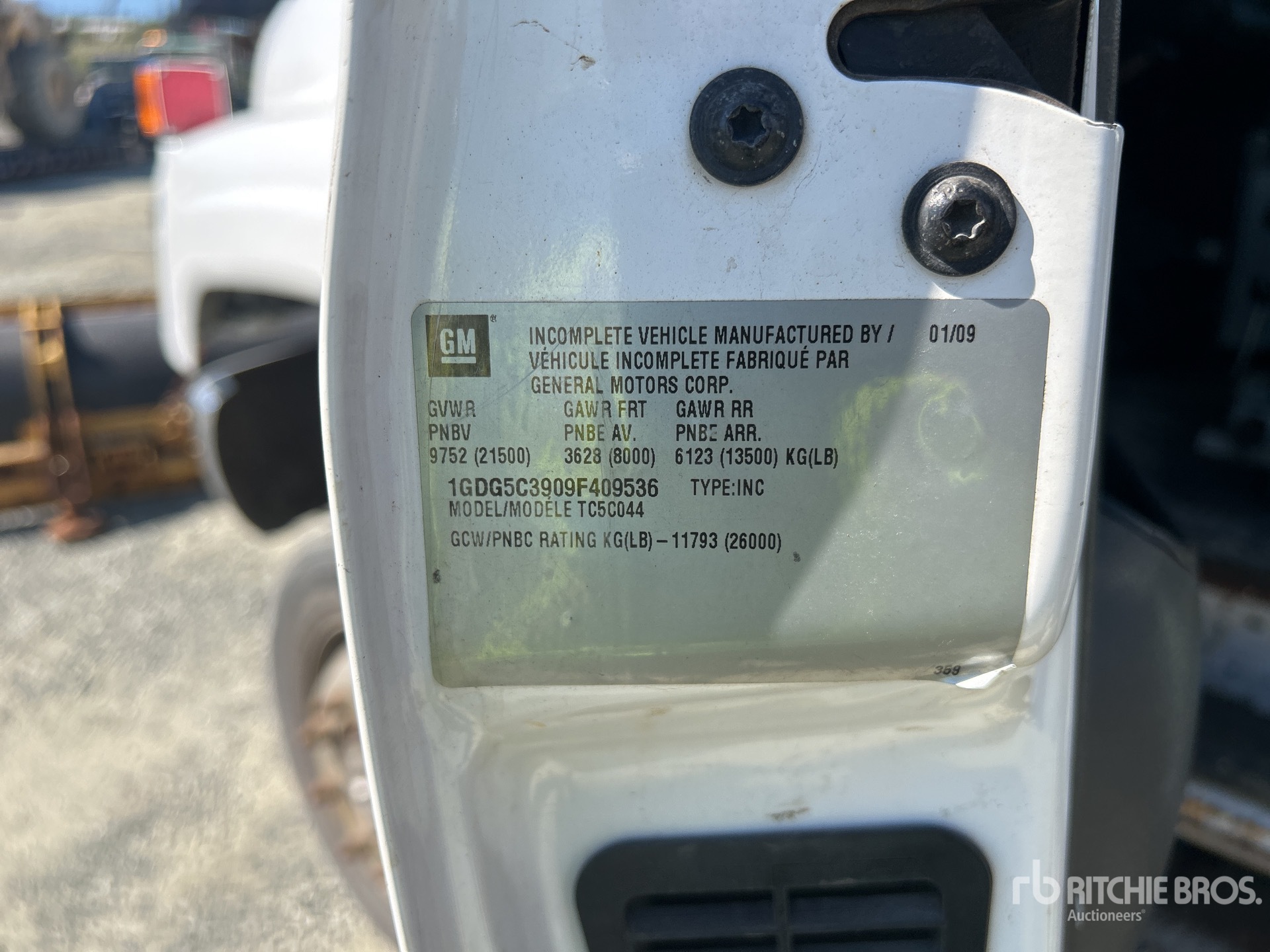 2009 GMC C5500