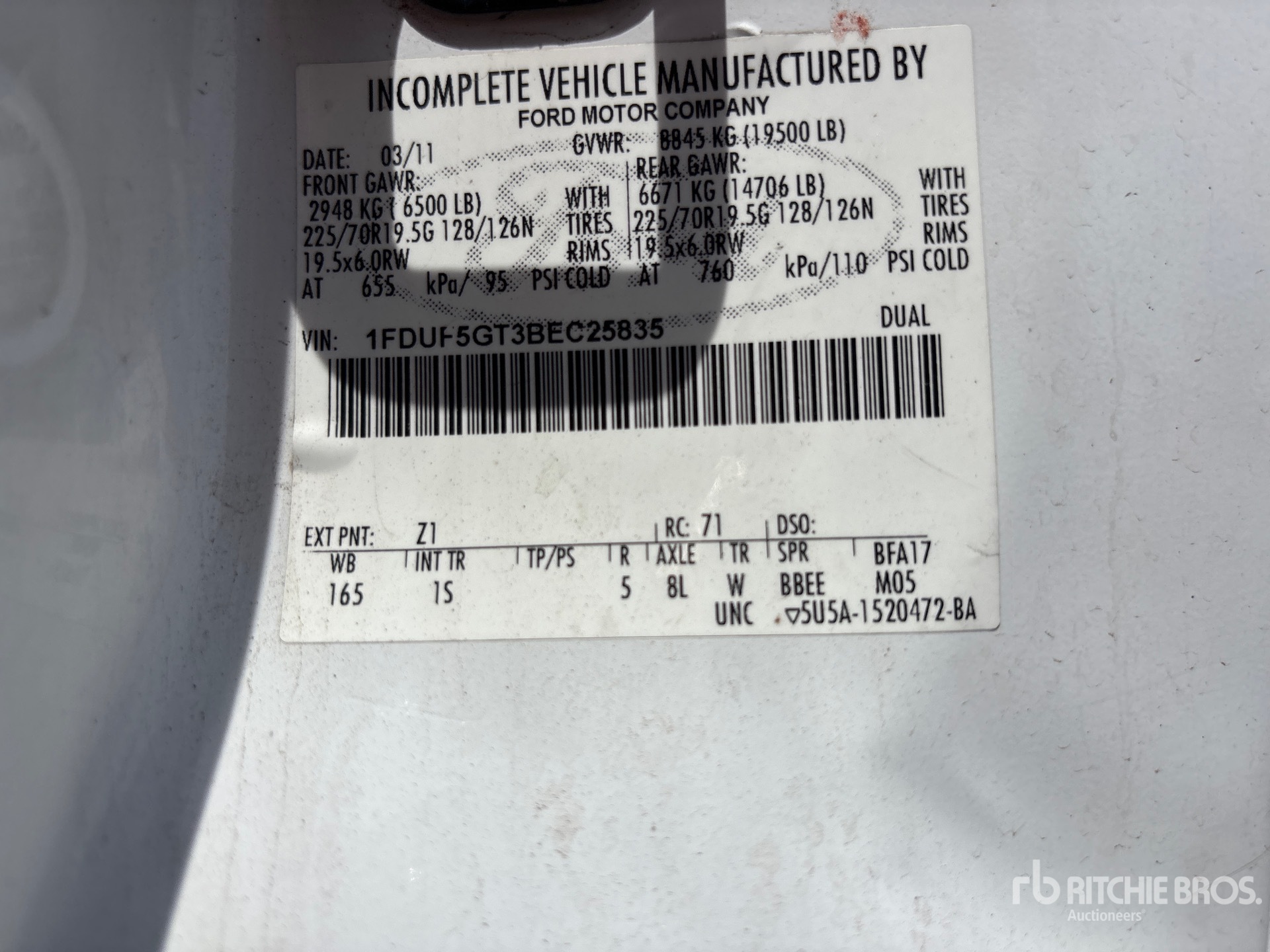 2011 Ford F-550
