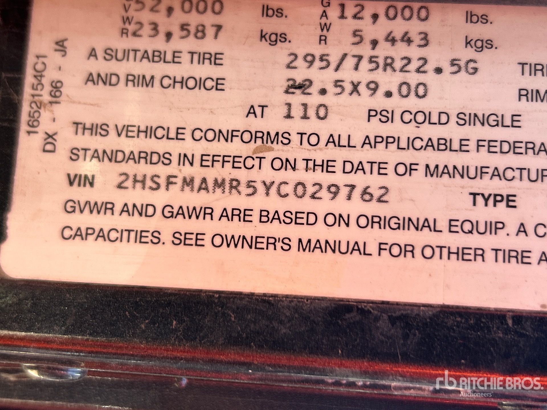 2000 International 9200