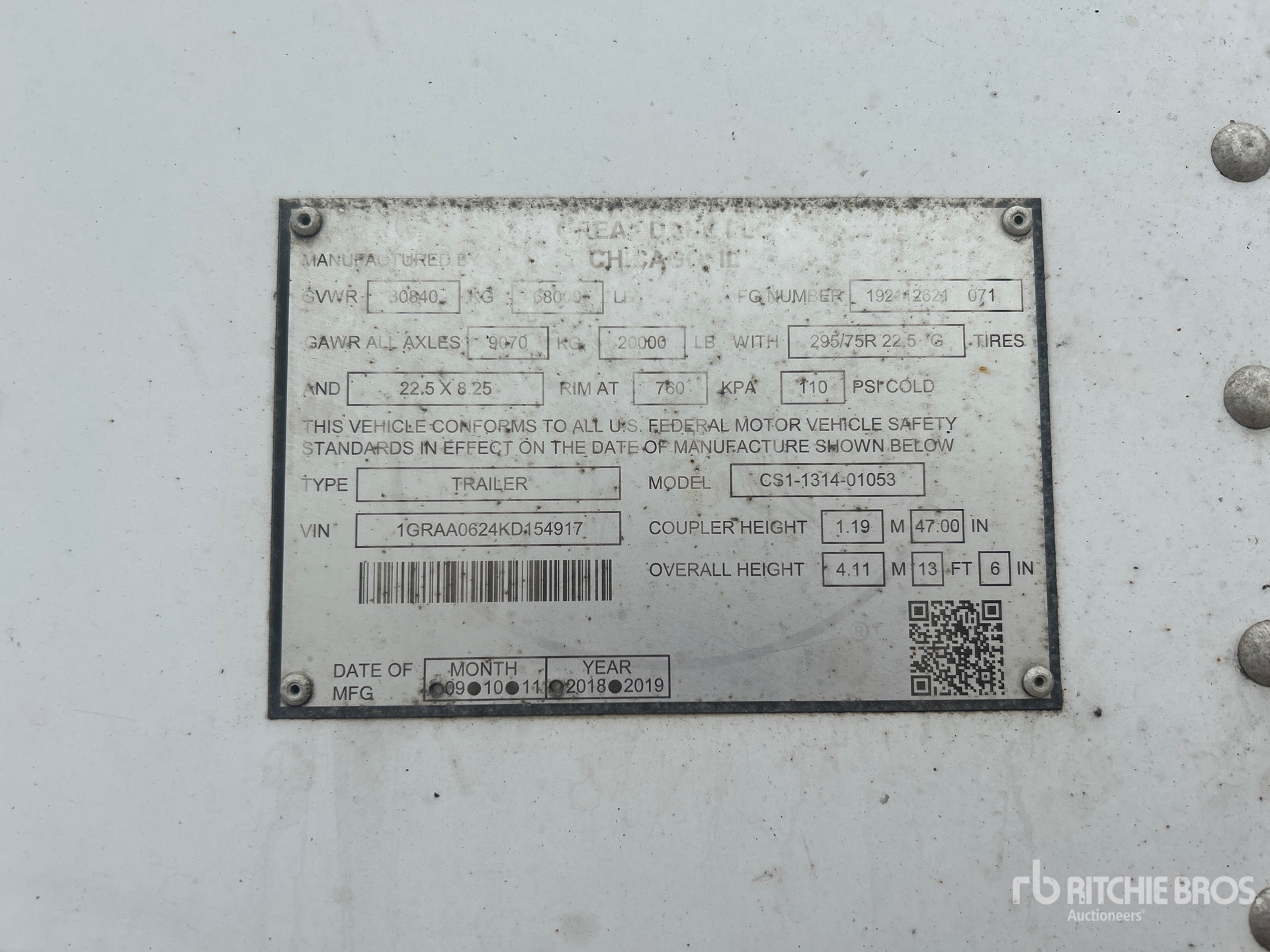 2019 Great Dane CS1131401053