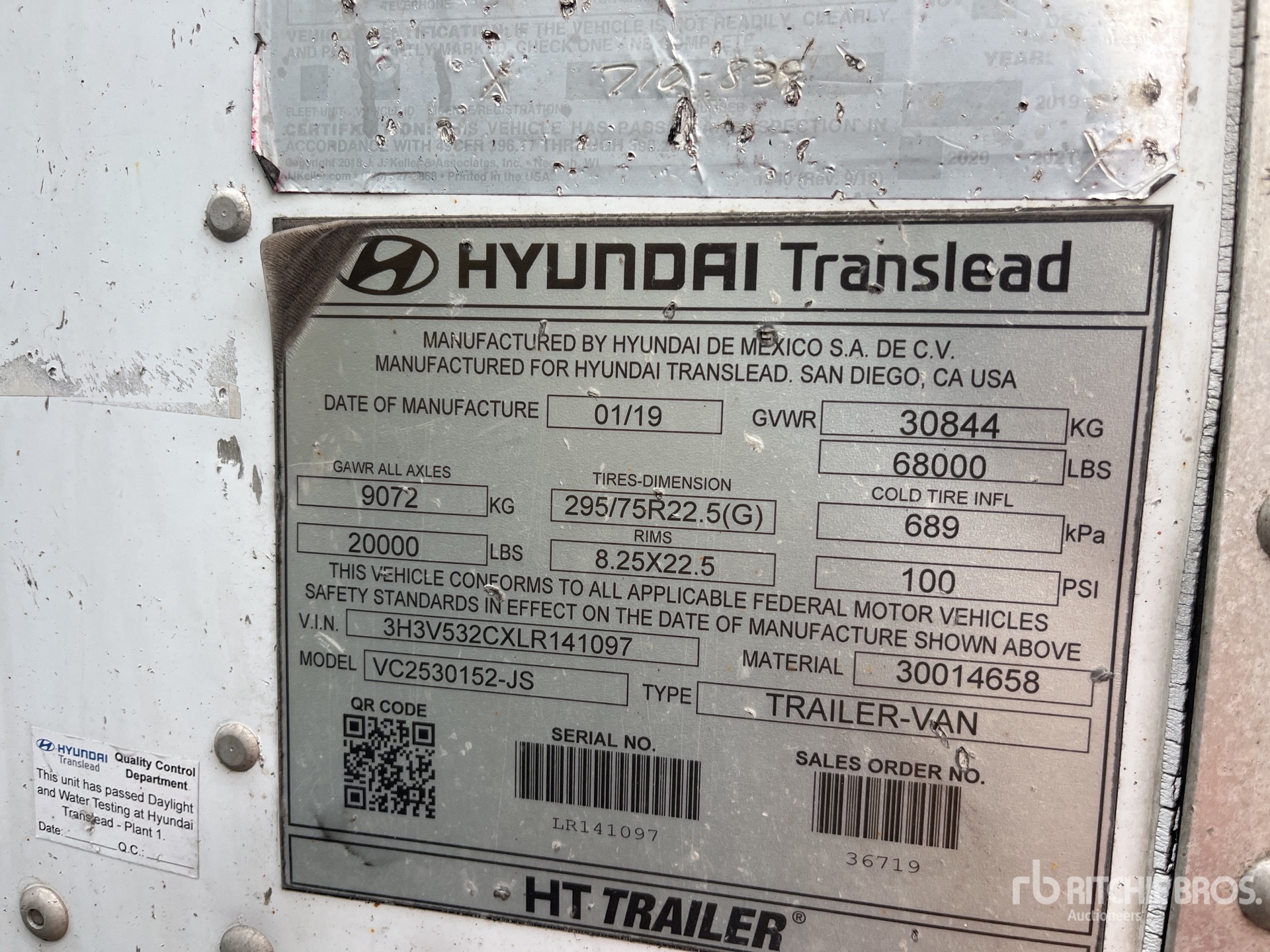 2020 Hyundai 53 FT T/A