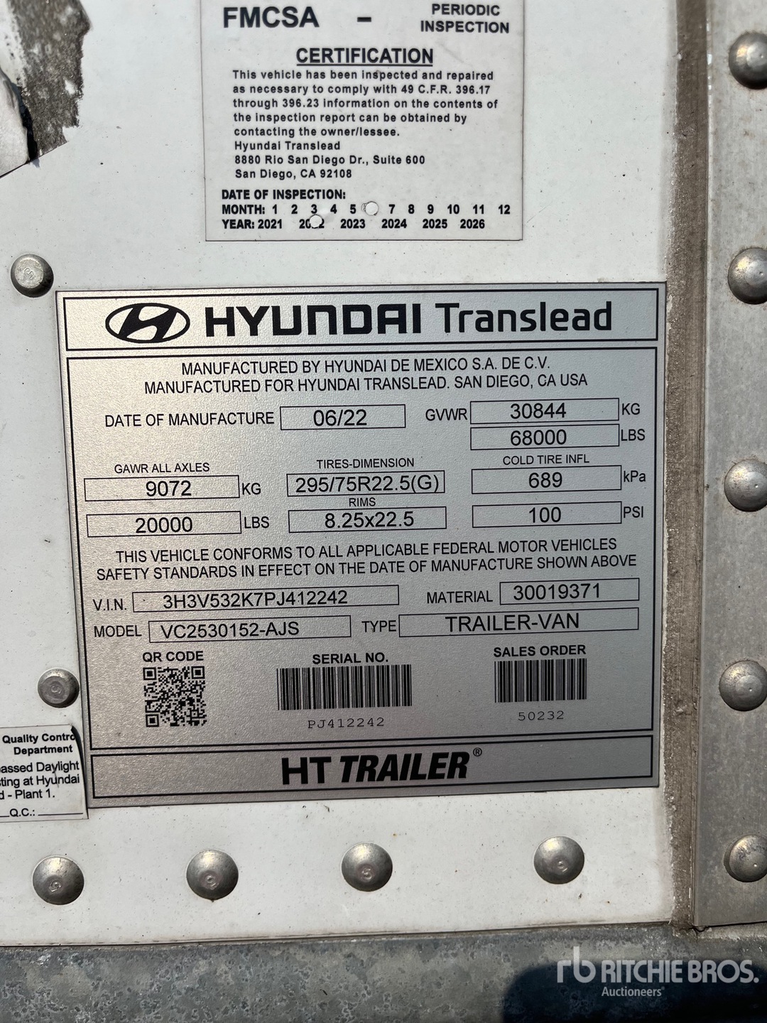 2023 Hyundai V12530152-AJS
