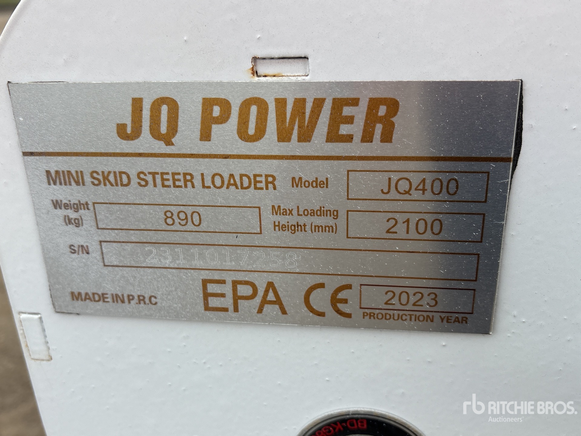 2023 JQ POWER JQ400