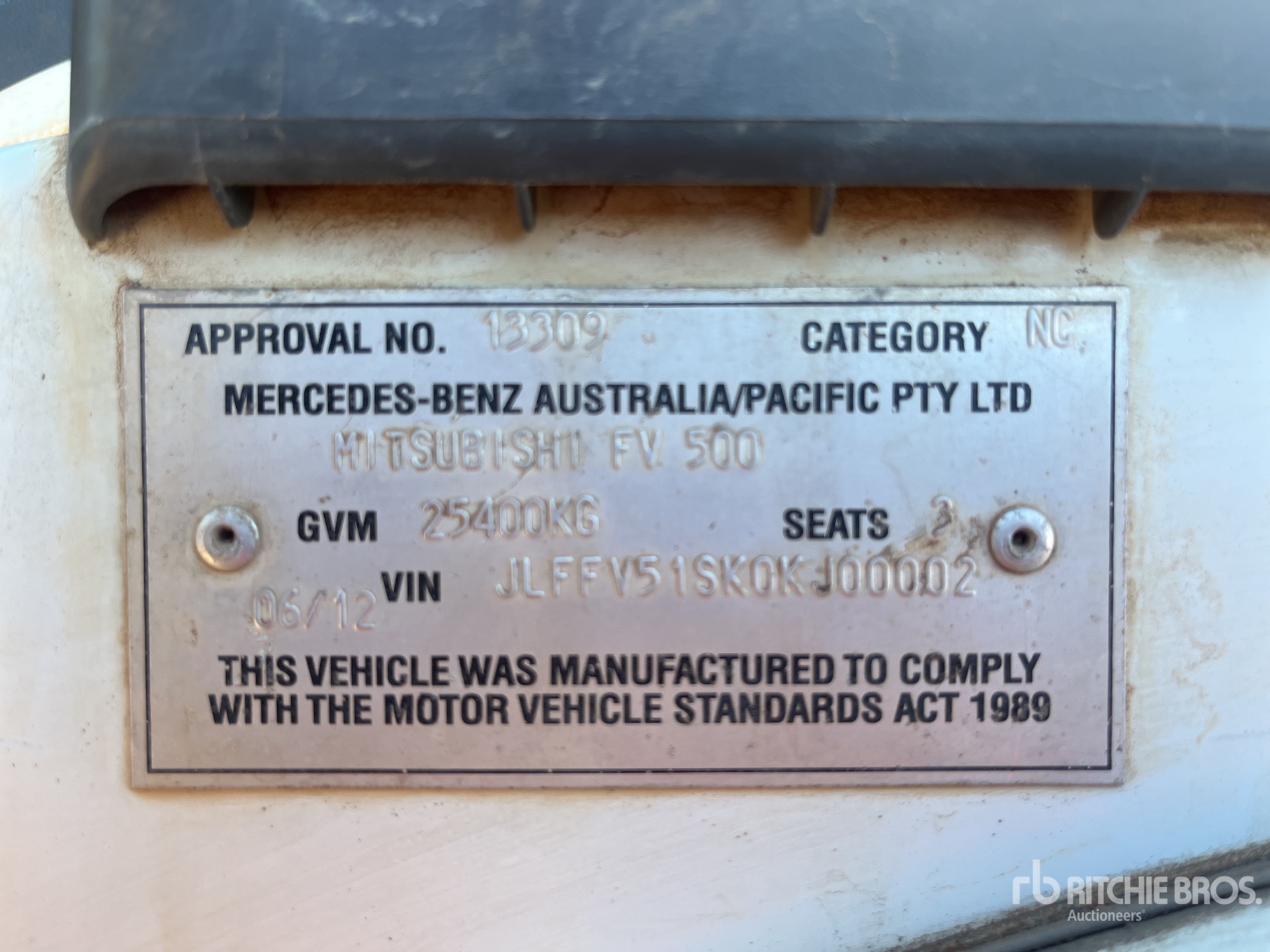 2012 Mitsubishi FV51SK2VFAA