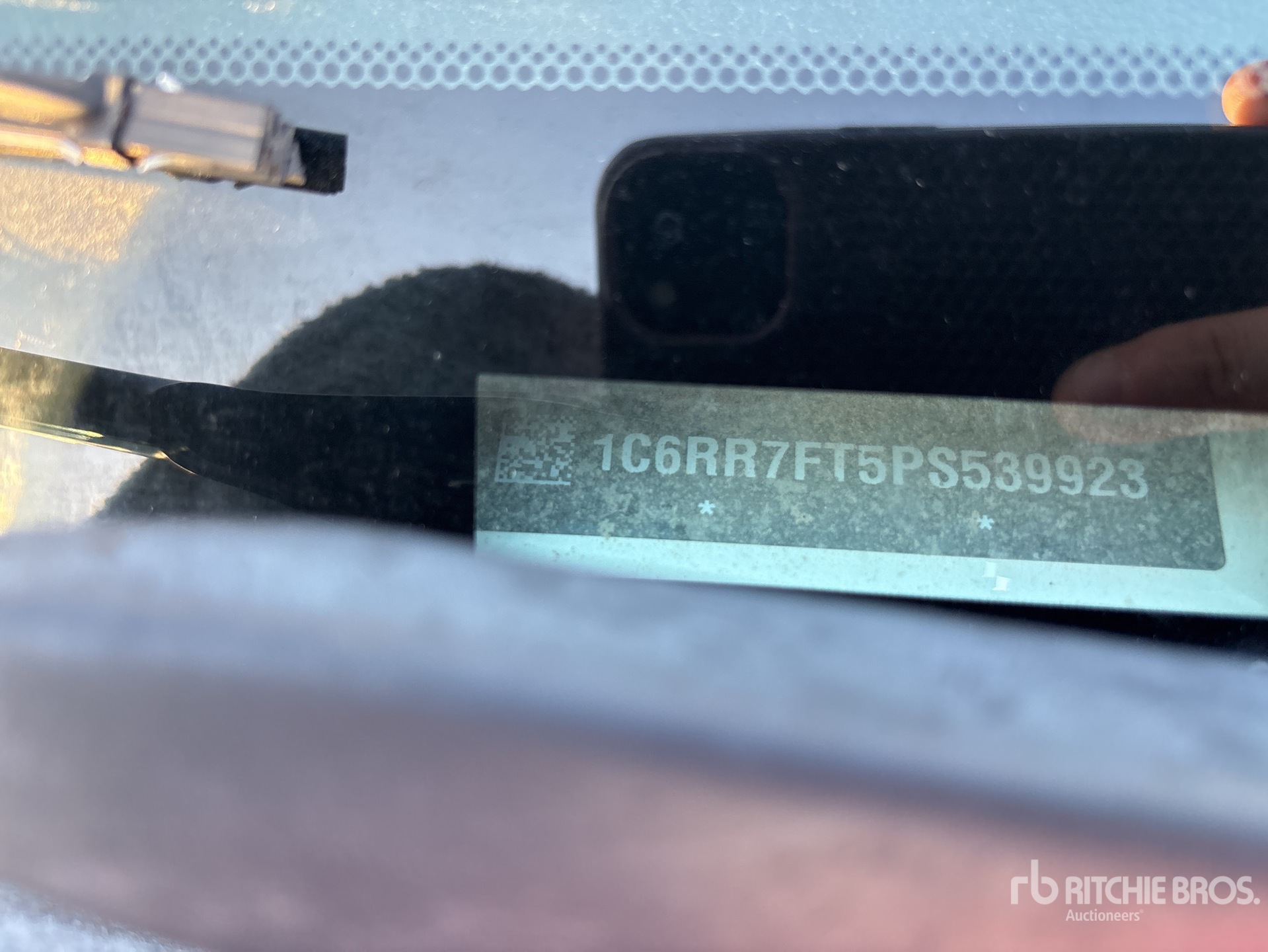 General Appearance with Frame Stamp Serial Number/VIN Photo
