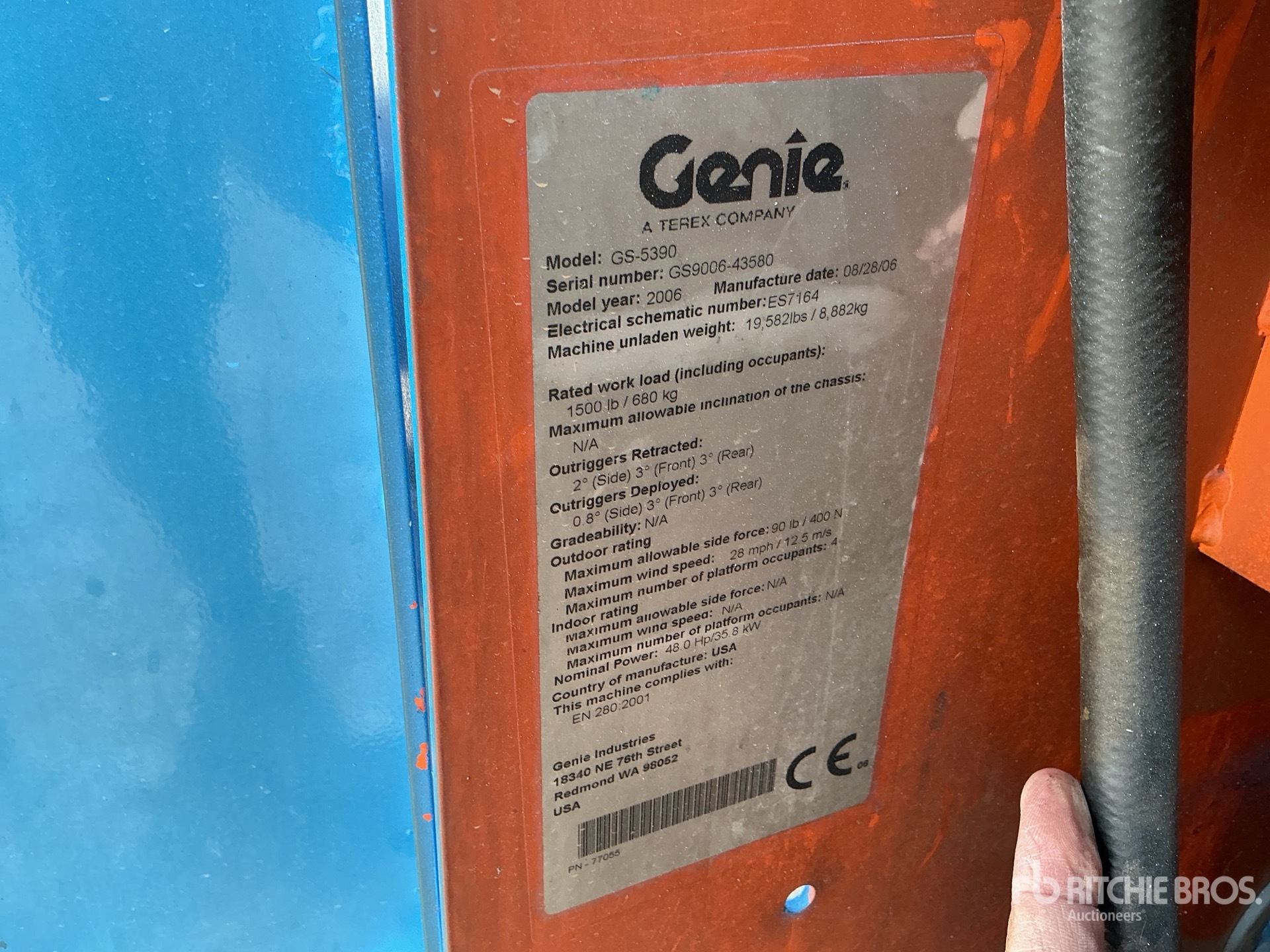 2006 Genie GS5390
