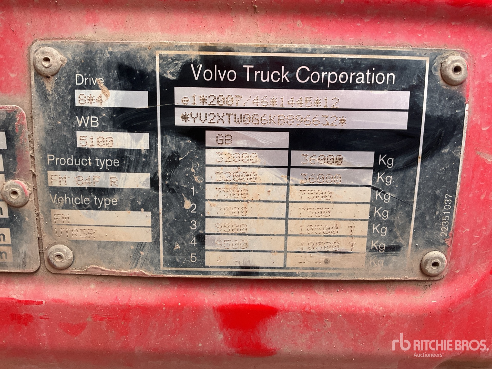 2019 Volvo FMX500
