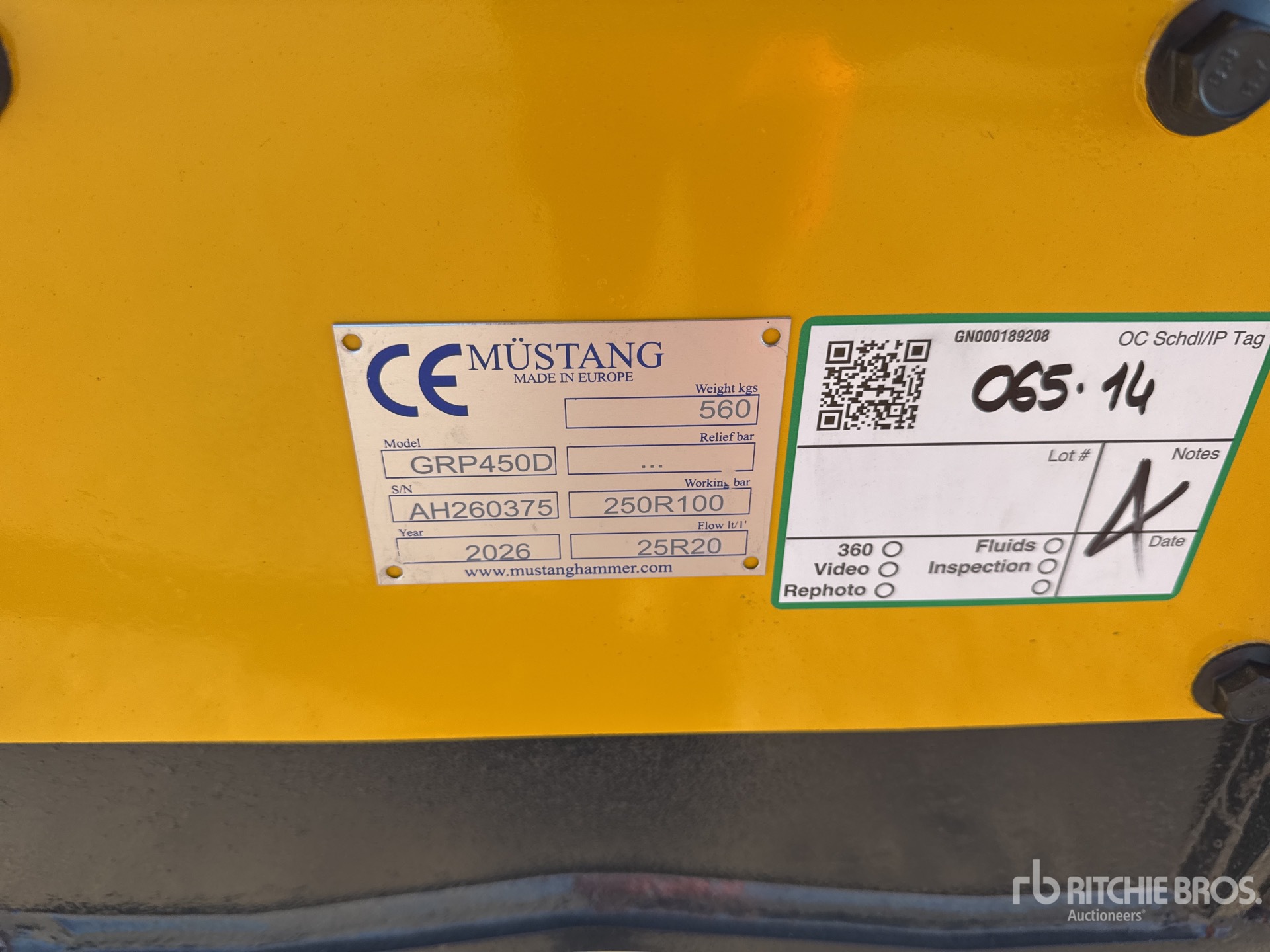 2026 Mustang GRP 450 D