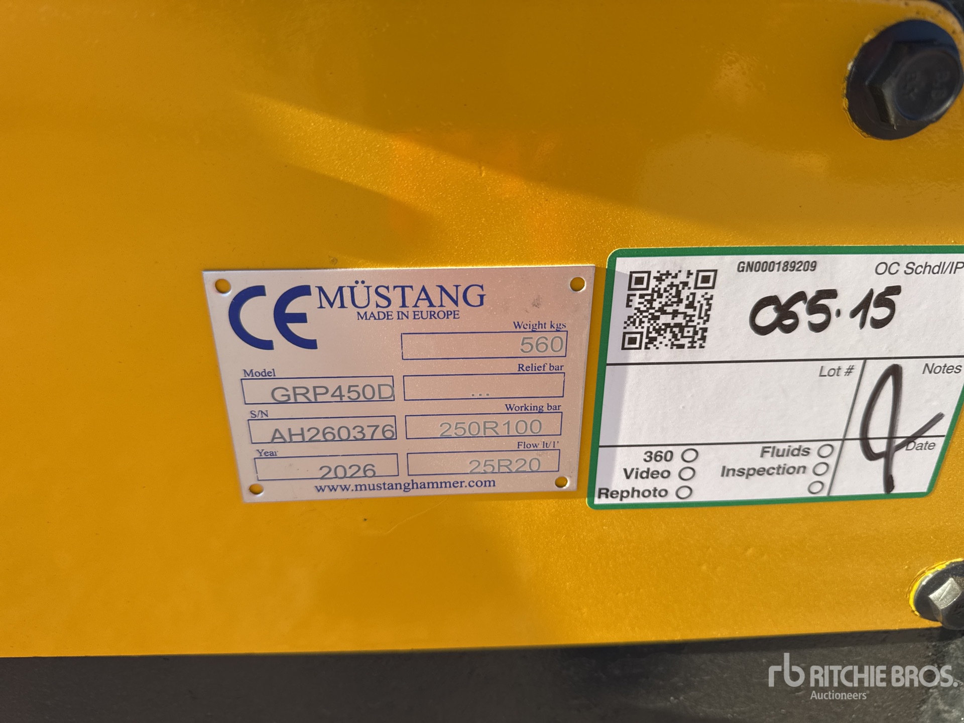 2026 Mustang GRP 450 D