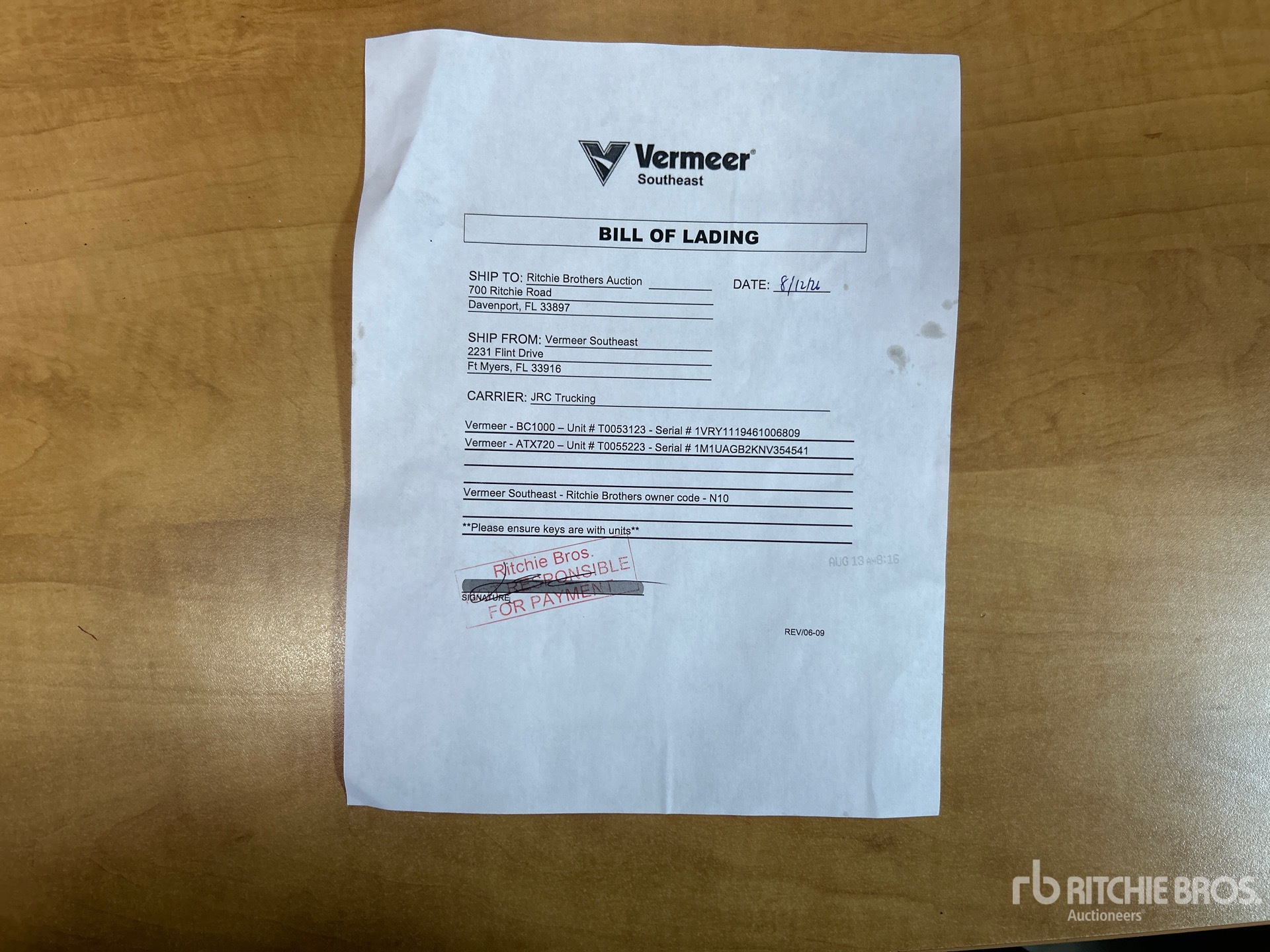 2006 Vermeer BC1000