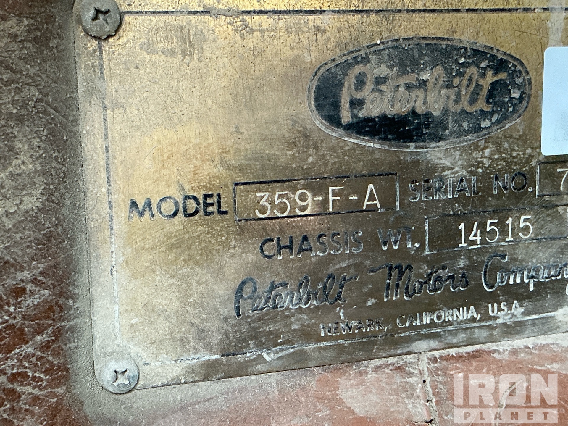 1974 Peterbilt 359F-A