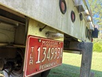Trailer Chassis with License Plate Light Functional