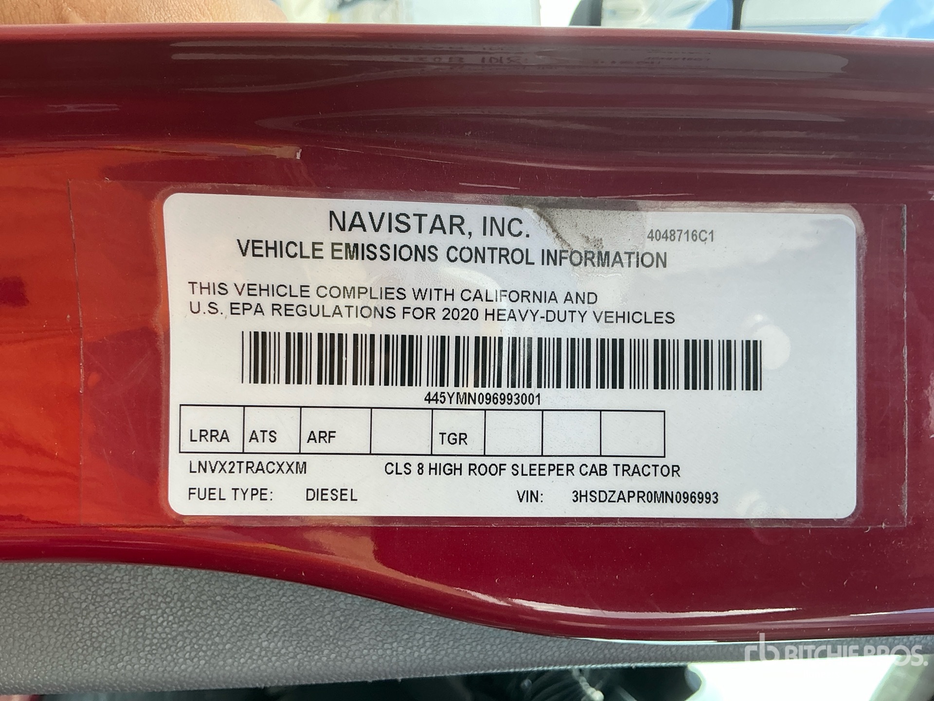 2021 International LT625