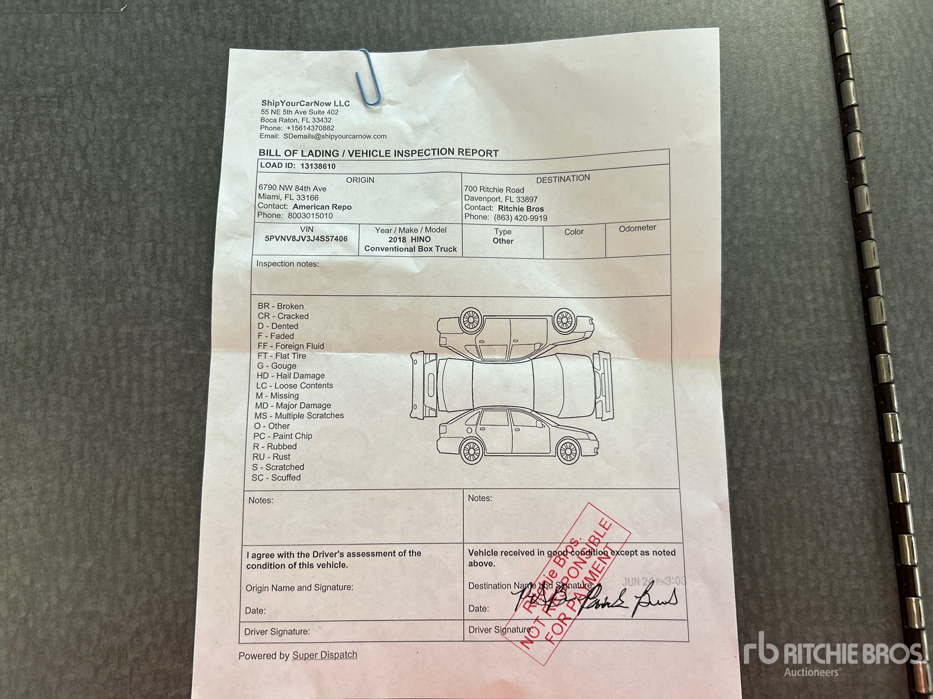 2018 Hino 338