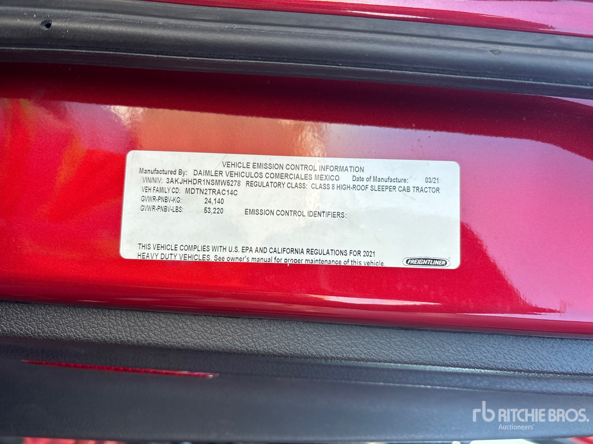 2022 Freightliner CASCADIA 126