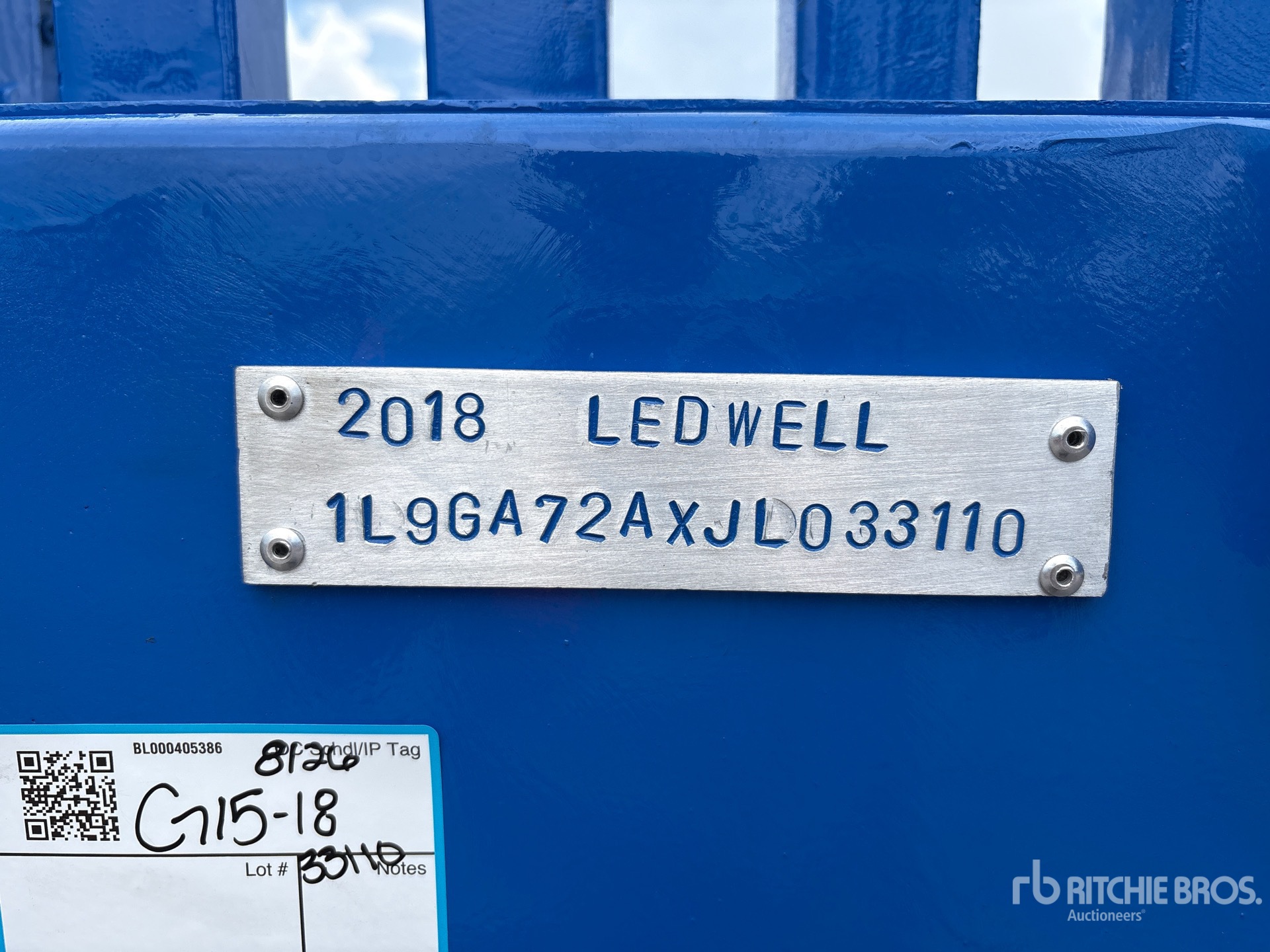 2018 Ledwell 48 ft T/A
