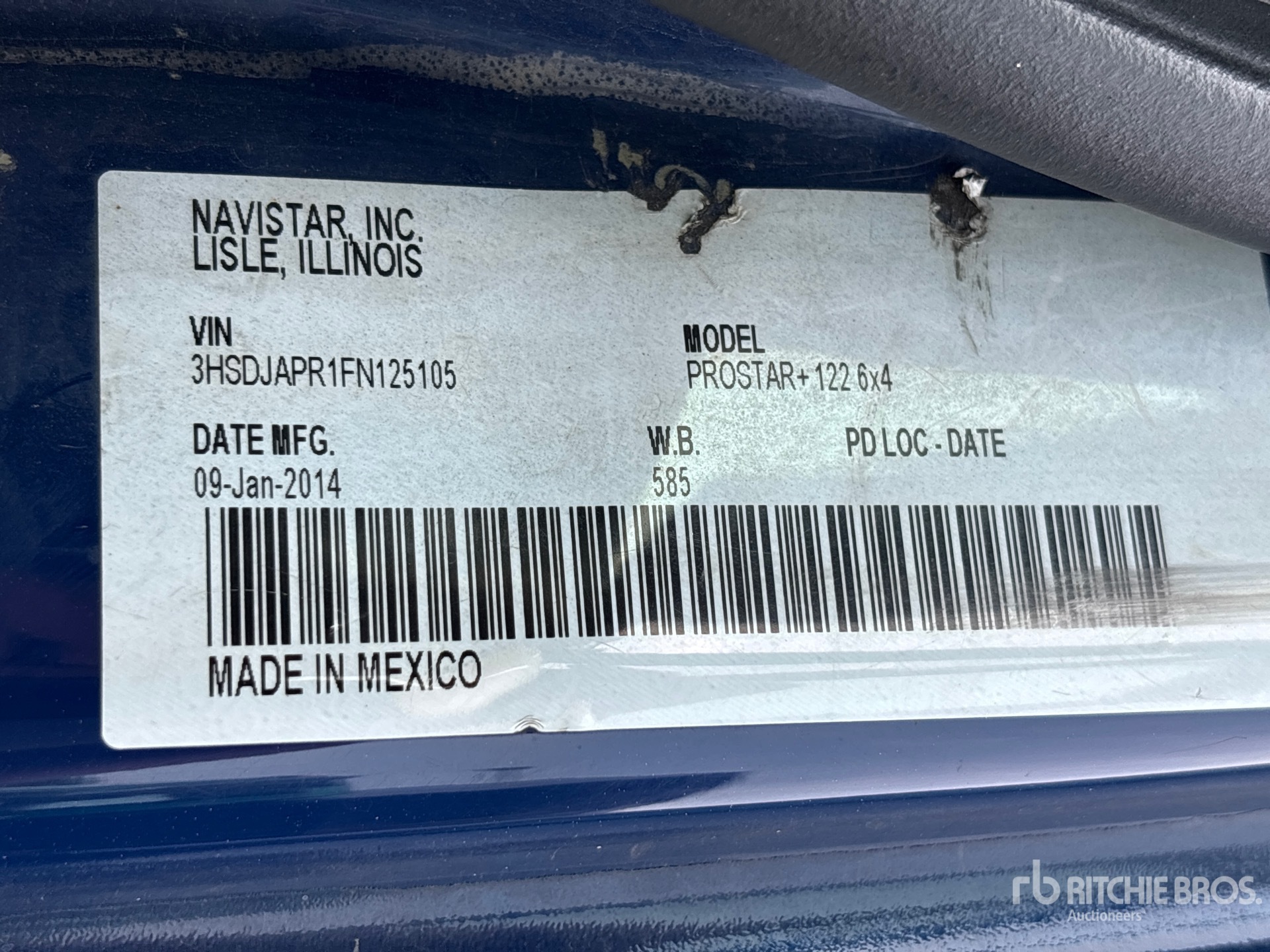 2015 International PROSTAR+