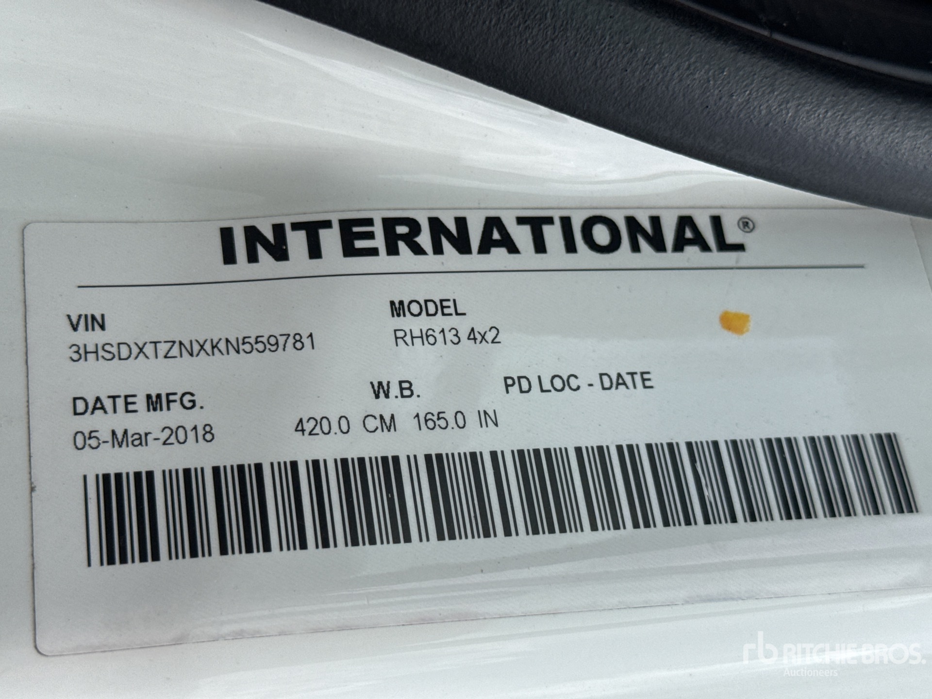 2019 International RH613