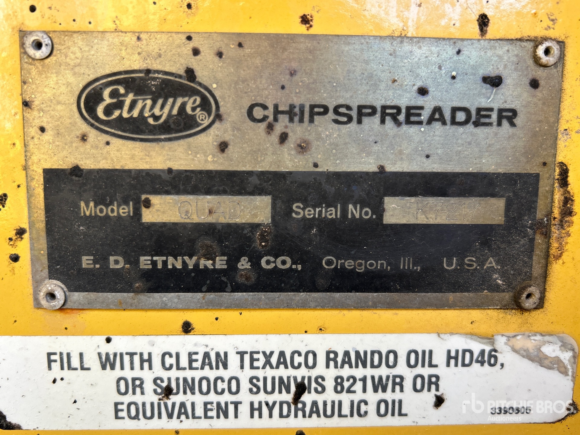 Photo of a 2017 Etnyre CHIP SPREADER