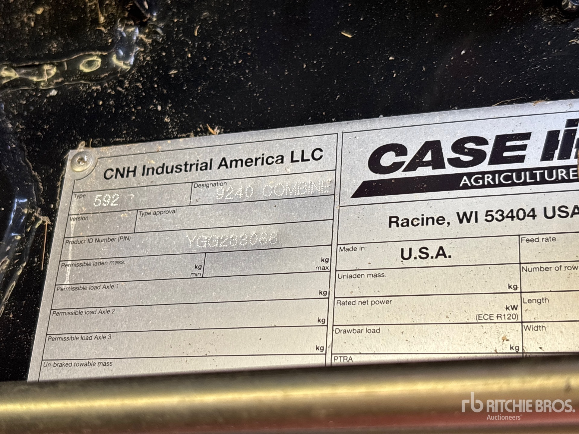 2017 Case Ih 9240