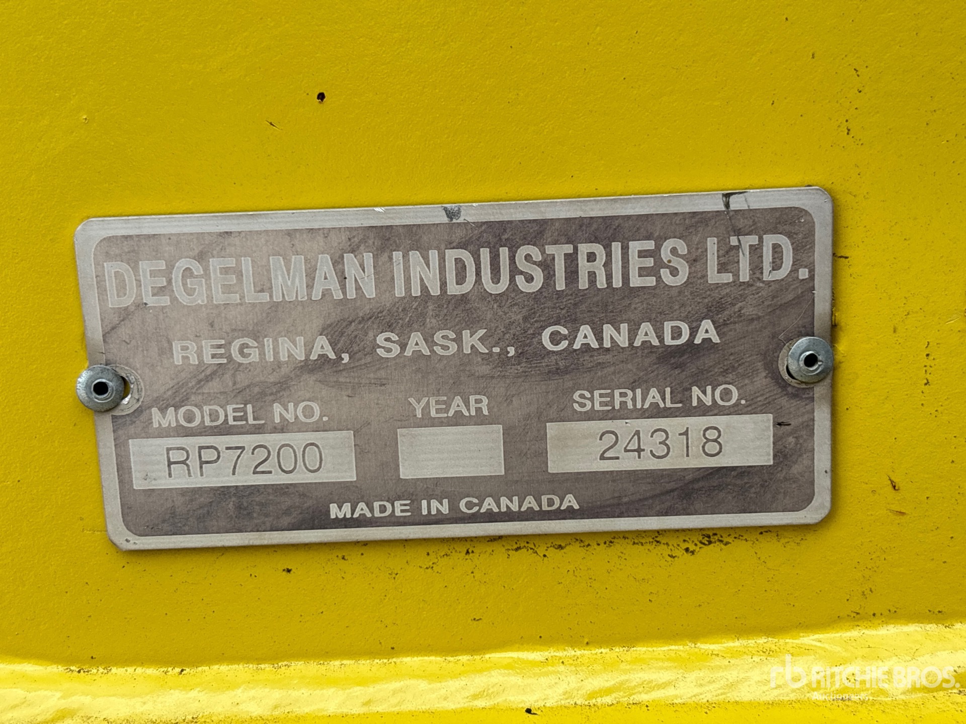 2011 Degelman RP7200