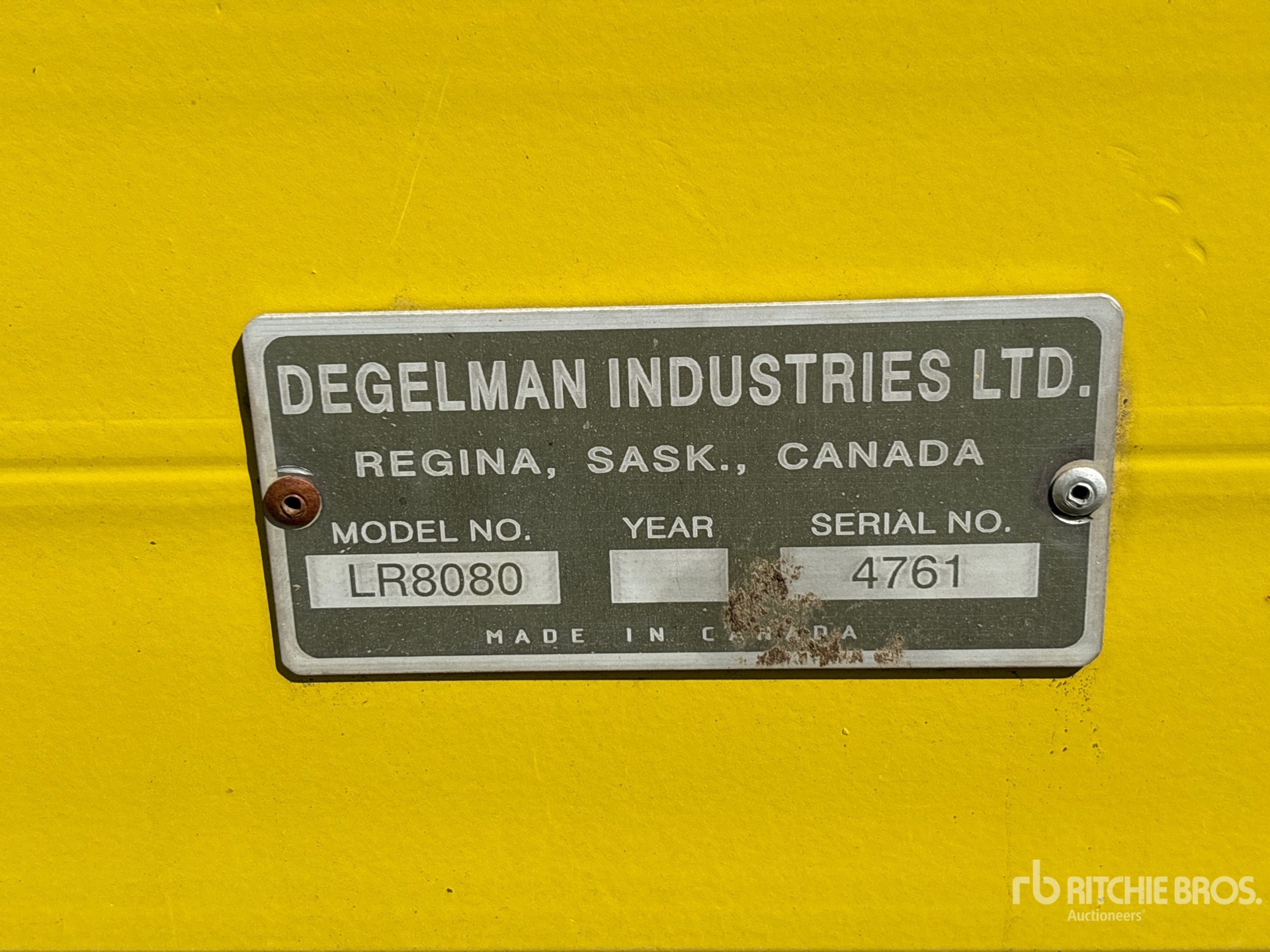 2011 Degelman LR8080