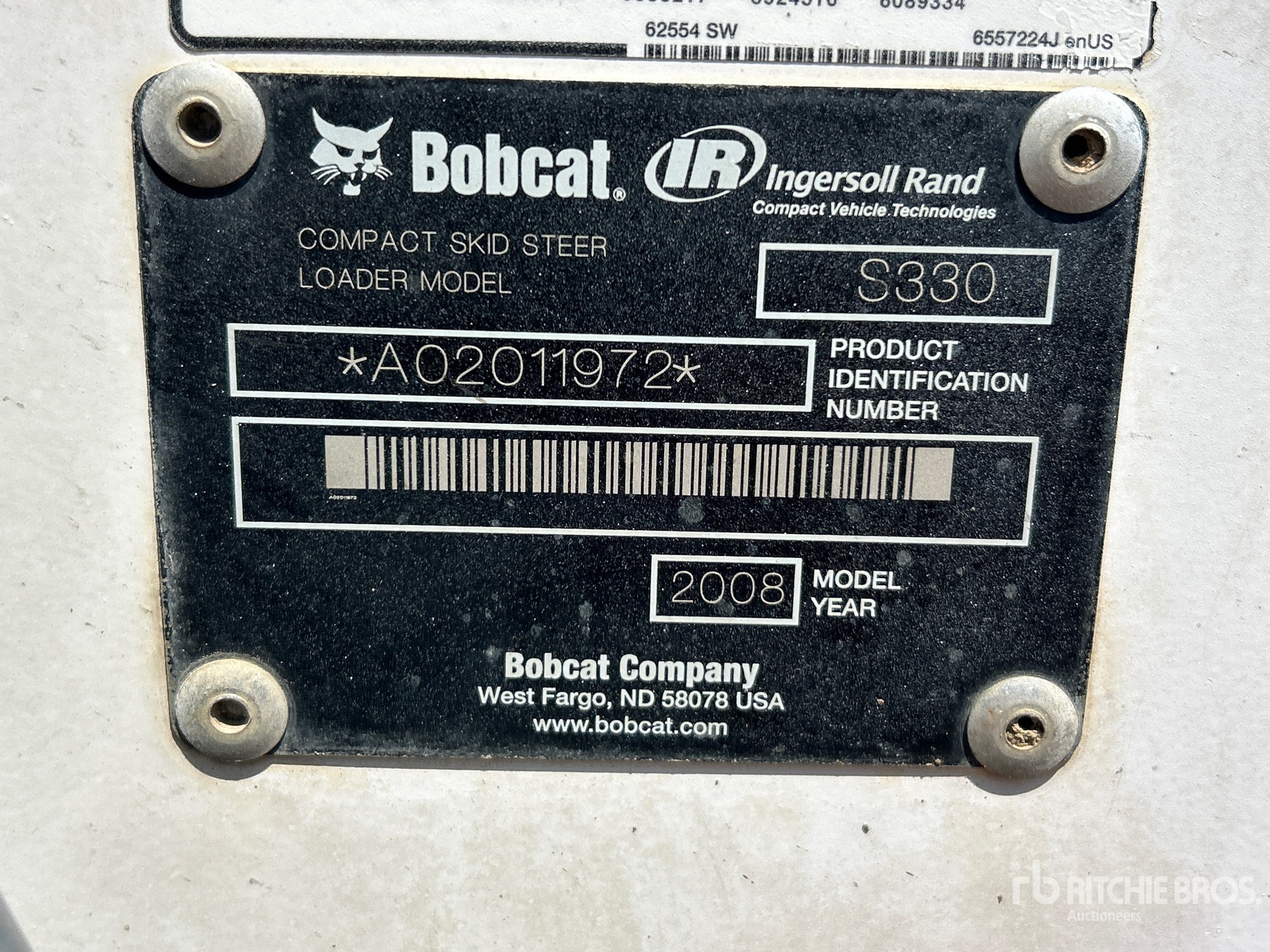 2007 Bobcat S330