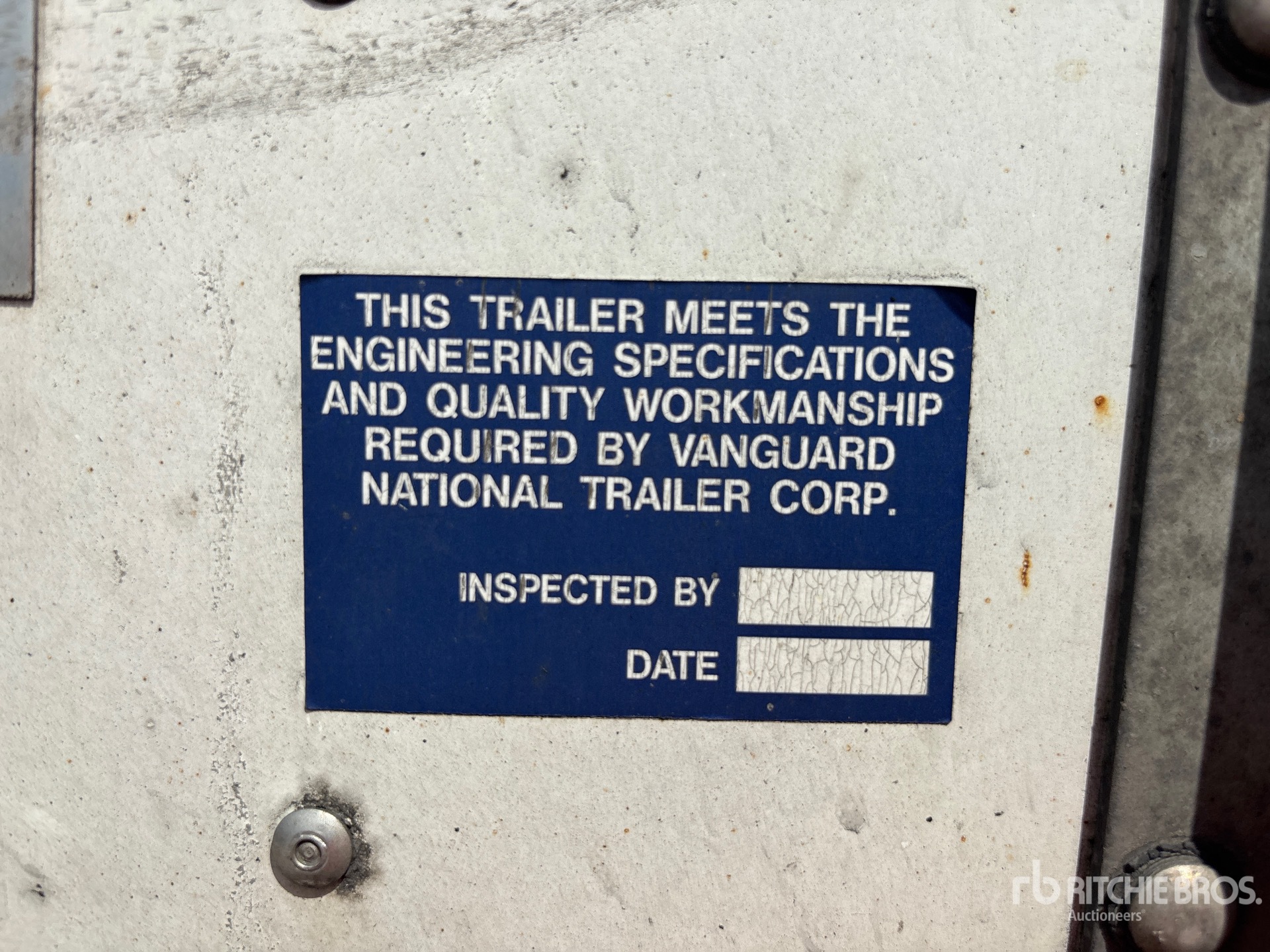 2022 Vanguard 53 ft x 102 in T/A