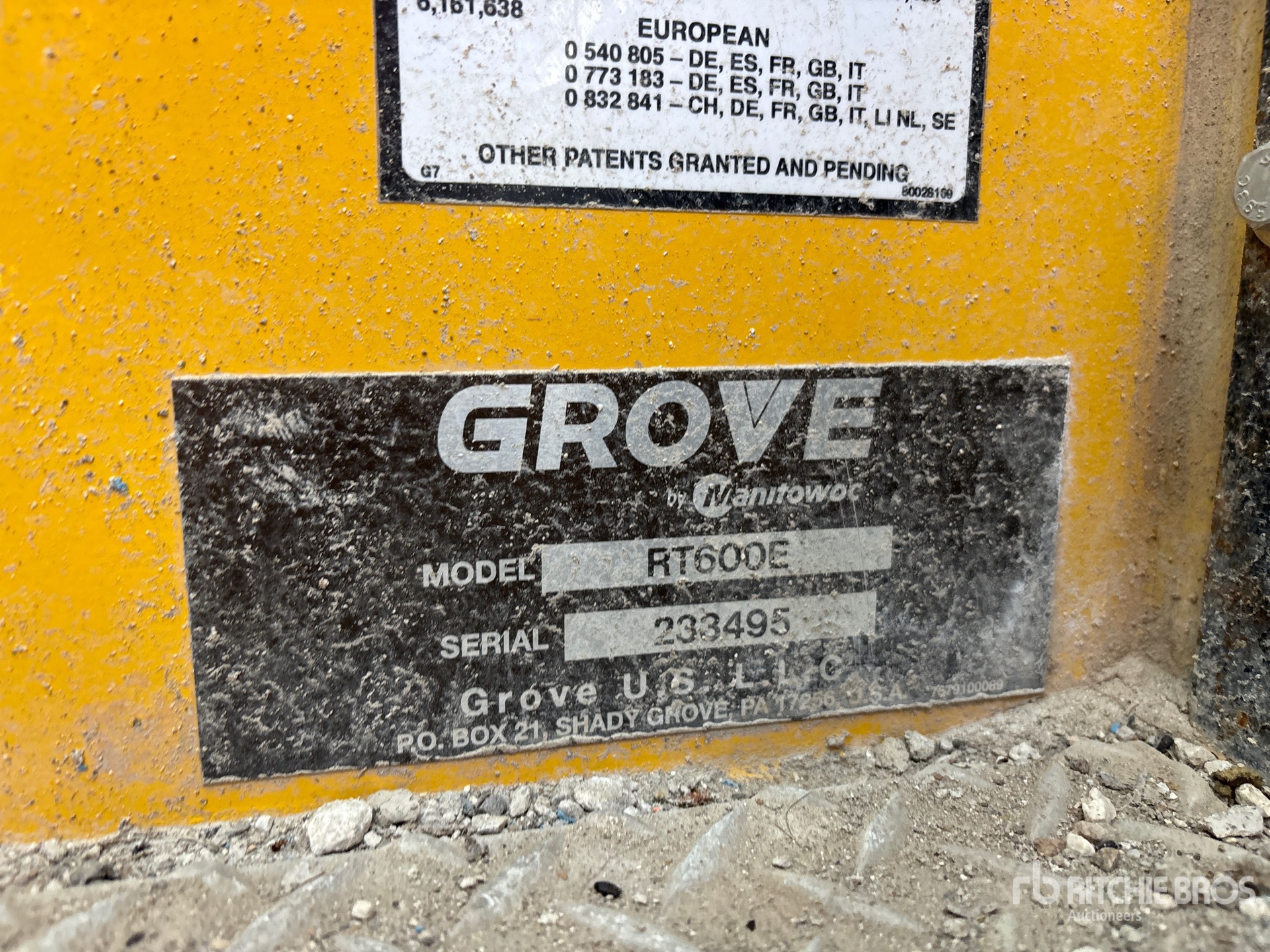 2013 Grove RT600E