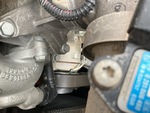 Engine with A/C Compressor