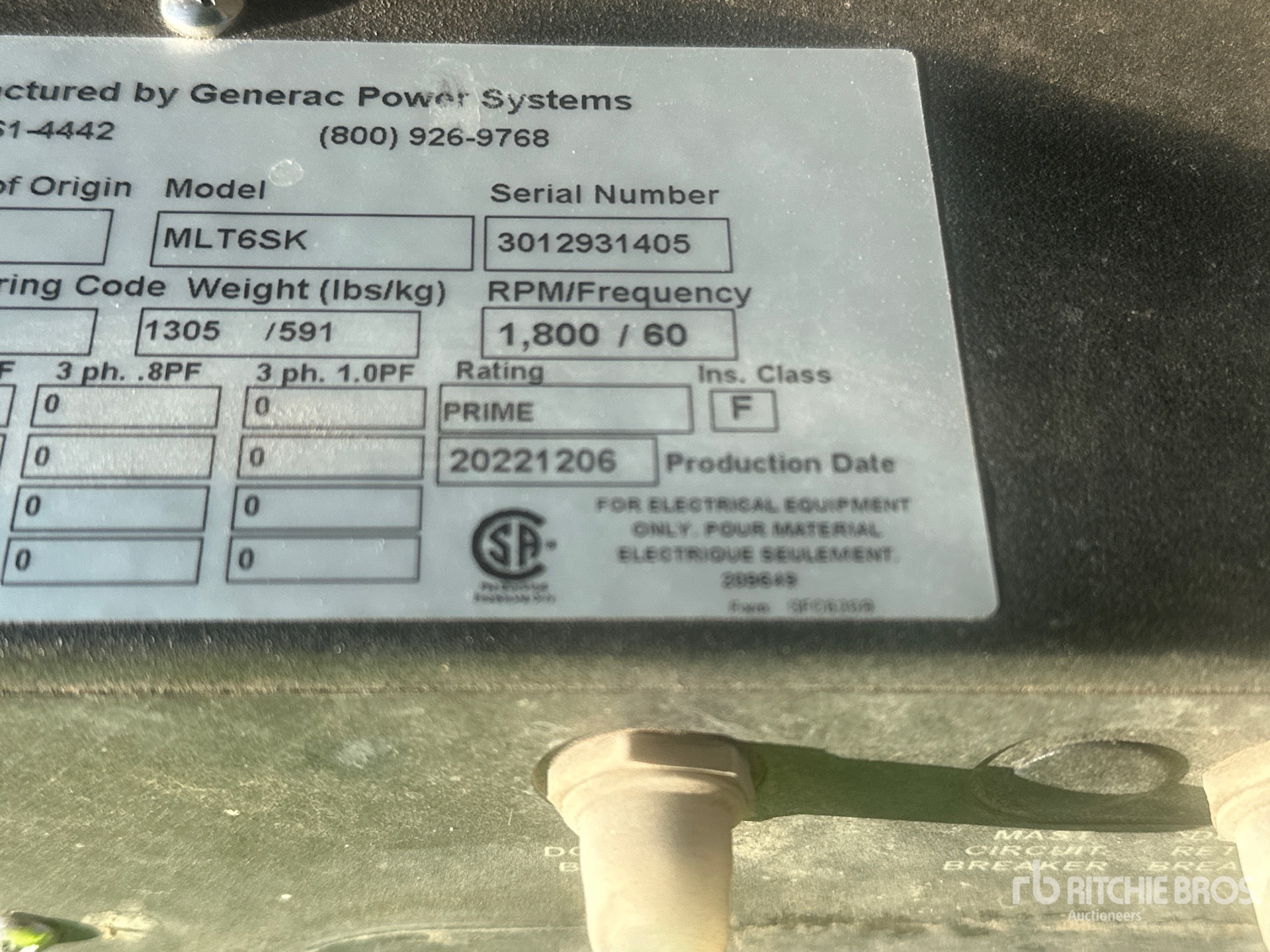 2022 Generac MLT6SKDS