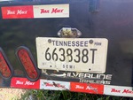 Trailer Chassis with License Plate Light Functional