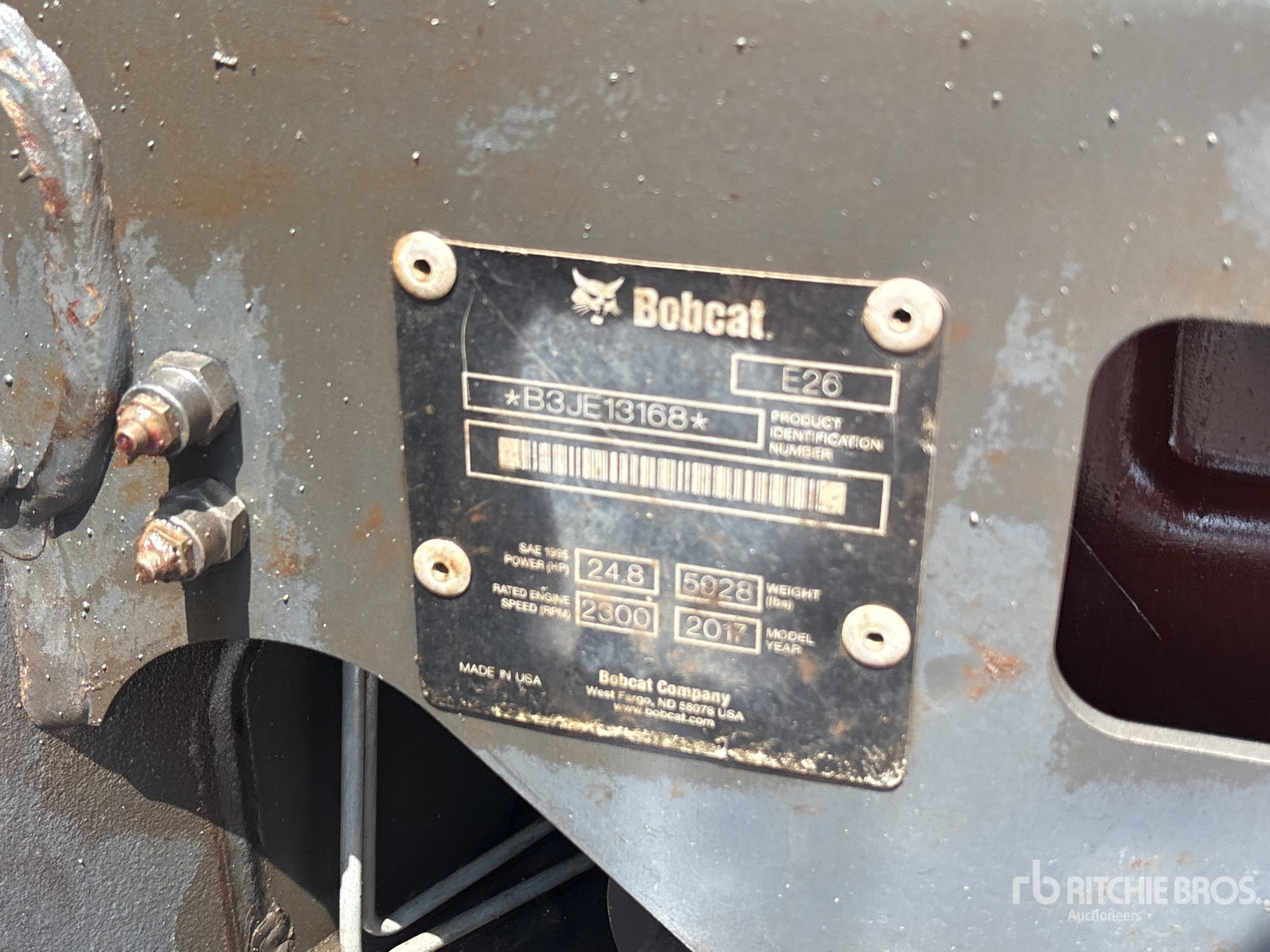 2017 Bobcat E26
