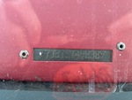 General Appearance with Frame Stamp Serial Number/VIN Photo