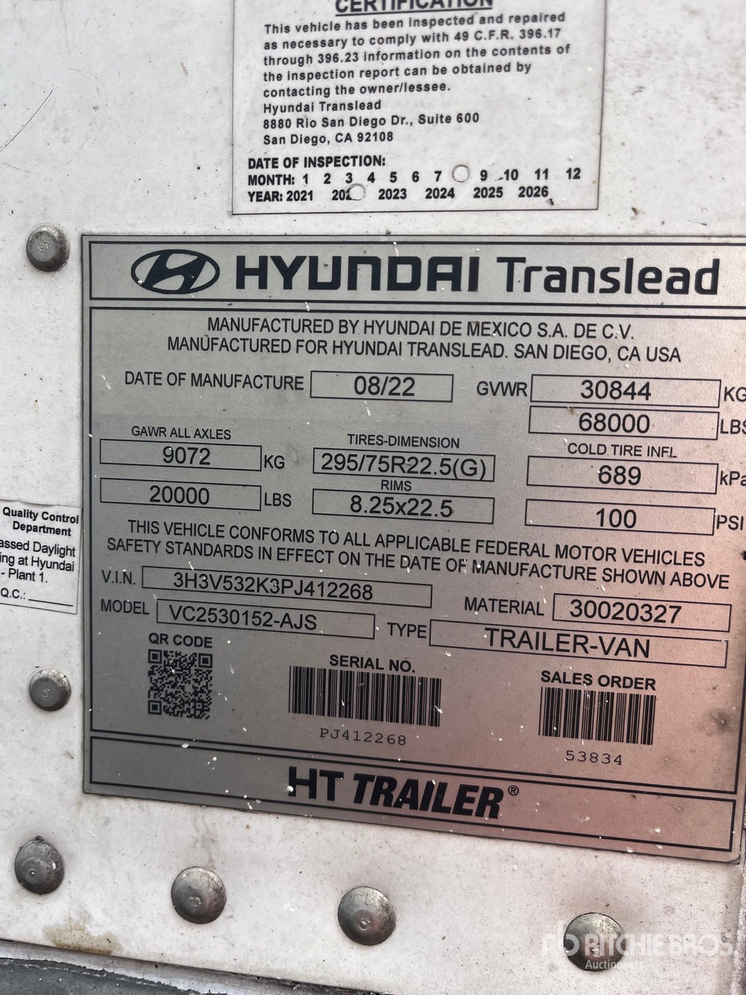 2023 Hyundai VC2530152-AJS
