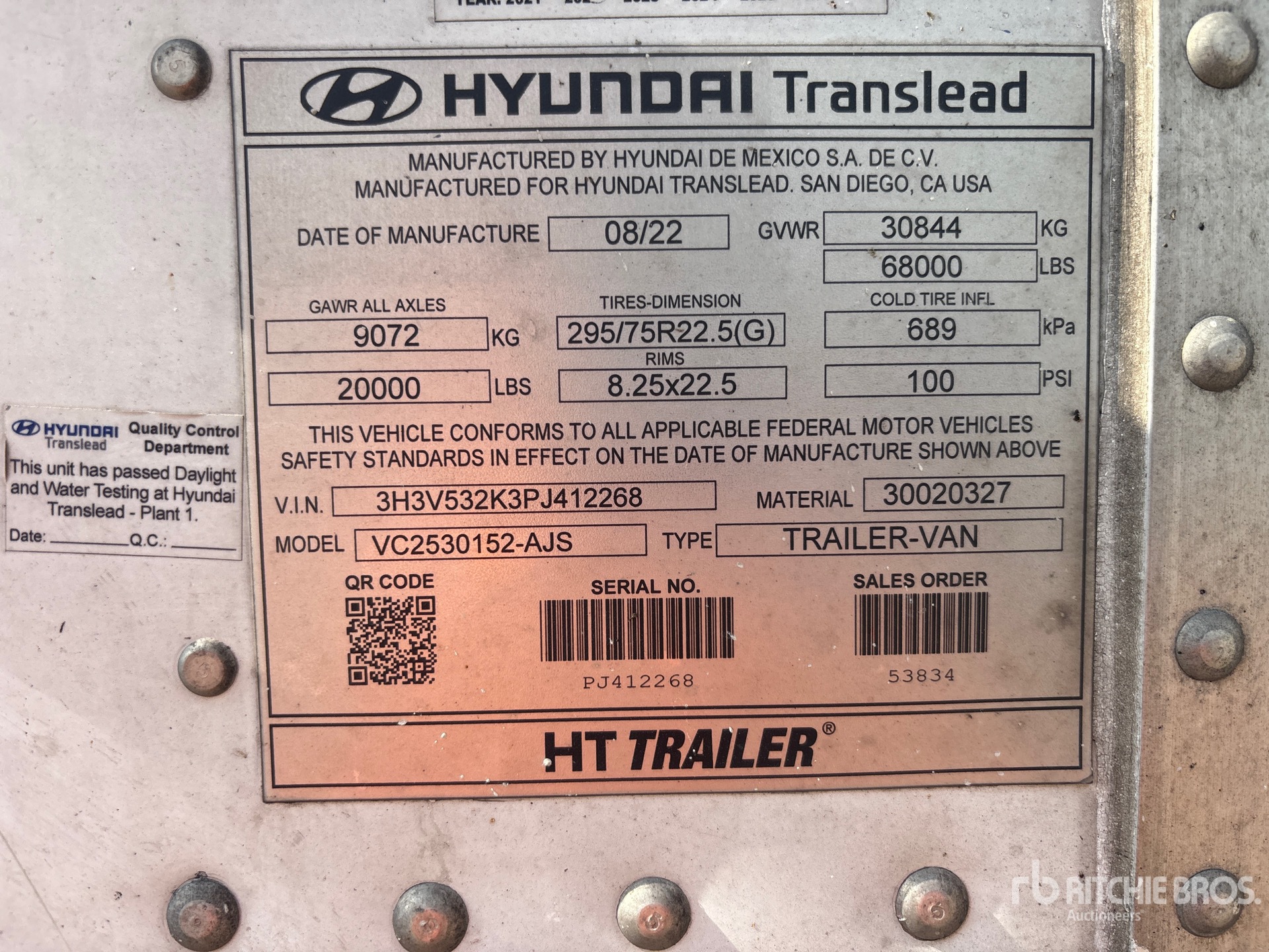 2023 Hyundai VC2530152-AJS