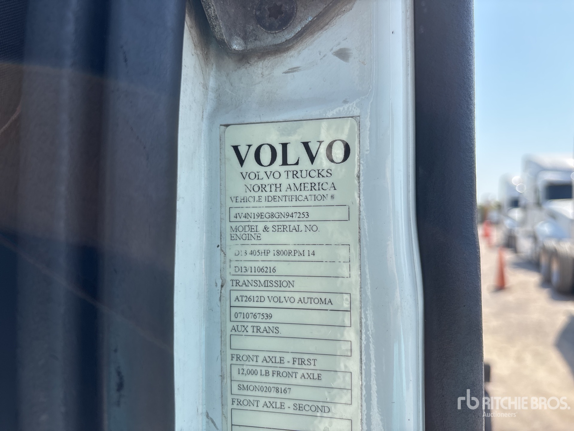 2016 Volvo VNL