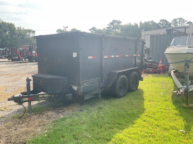 2011 All Pro 12 ft T/A A-Train Demolition tandem axle dump trailer End Dump Trailer