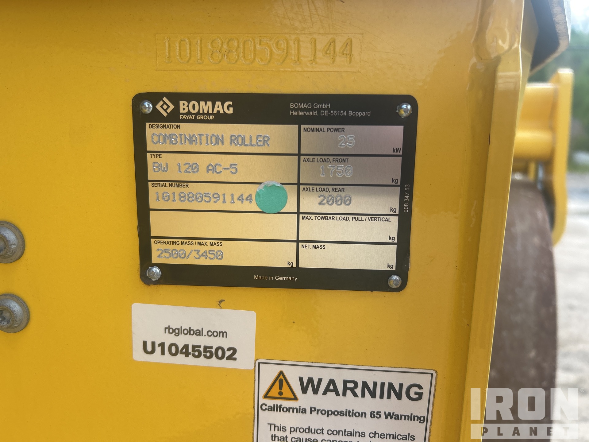 2023 Bomag BW120AC-5