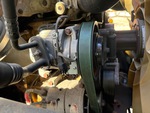 Engine with A/C Compressor