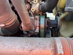 Engine with A/C Compressor