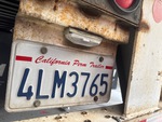 Trailer Chassis with License Plate Light Functional