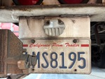Trailer Chassis with License Plate Light Functional