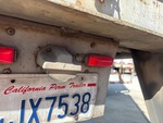 Trailer Chassis with License Plate Light Functional