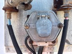 Trailer Chassis with Power Receptacle Functional